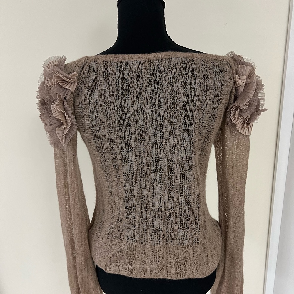 Rut Ruffled Knit Off-Shoulder Top - Picture 5 of 8